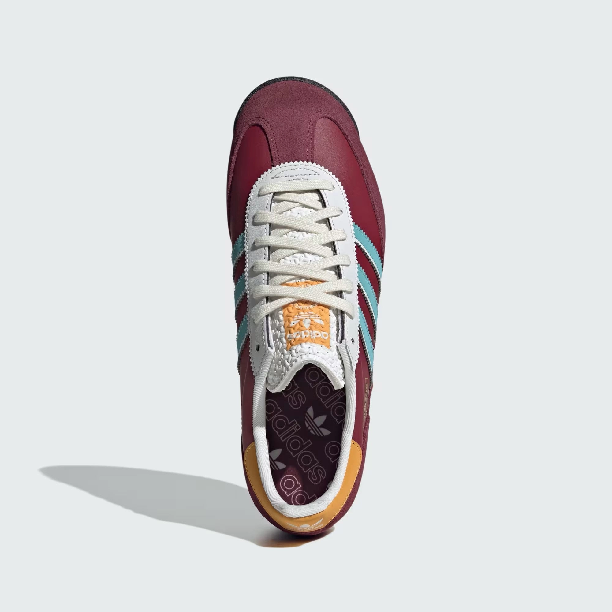 Adidas SL 72 RS Collegiate Burgundy Mint Ton Shadow Red JR0049 group running wear running with a headband