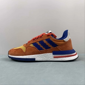 Dragon Ball Z x Adidas ZX 500 RM Son Goku Res Royal Collegiate Hi Orange Red D97046 Competitive Edge youth athletic shoes