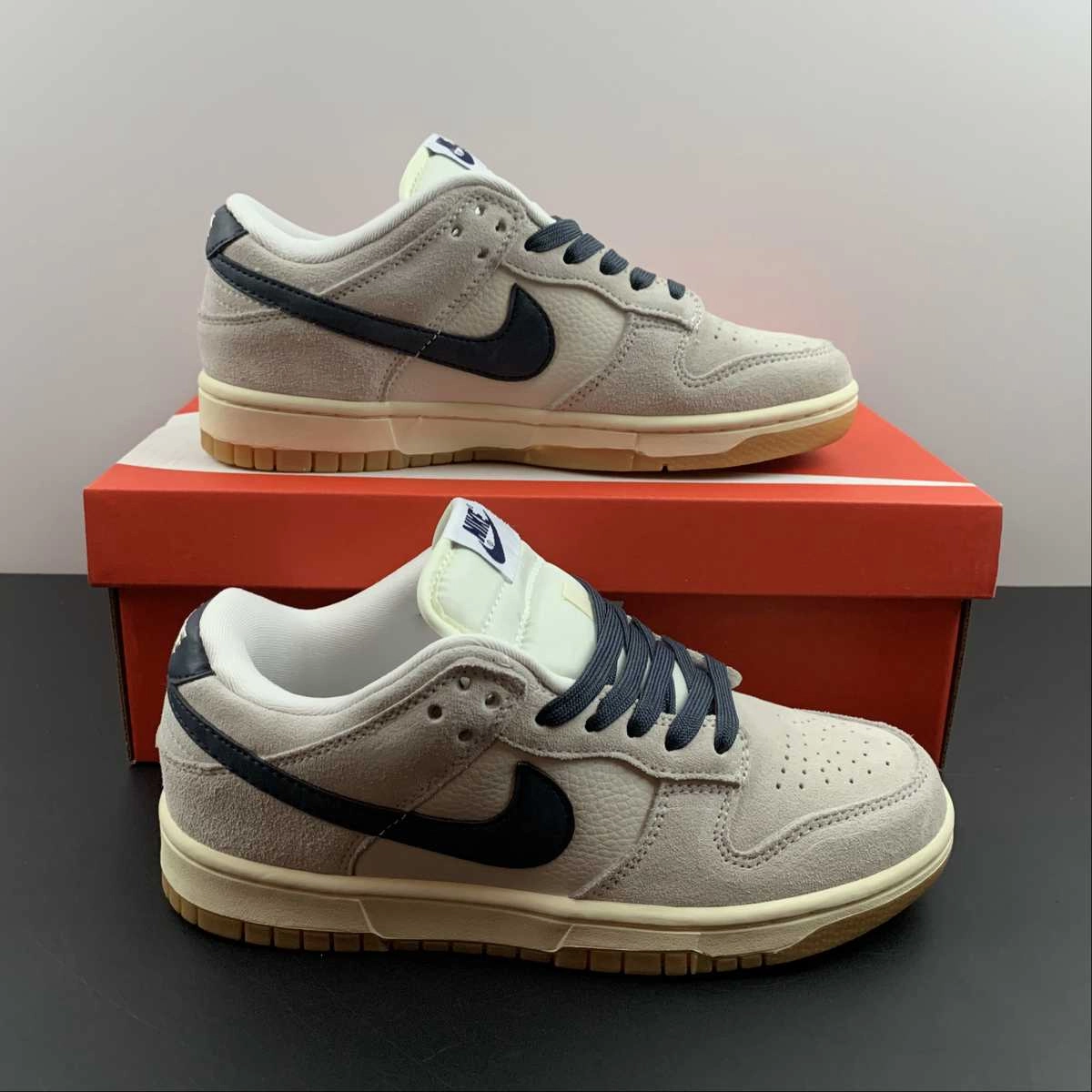 SB Dunk Low Beige Blue HC0808-200 LaceUp