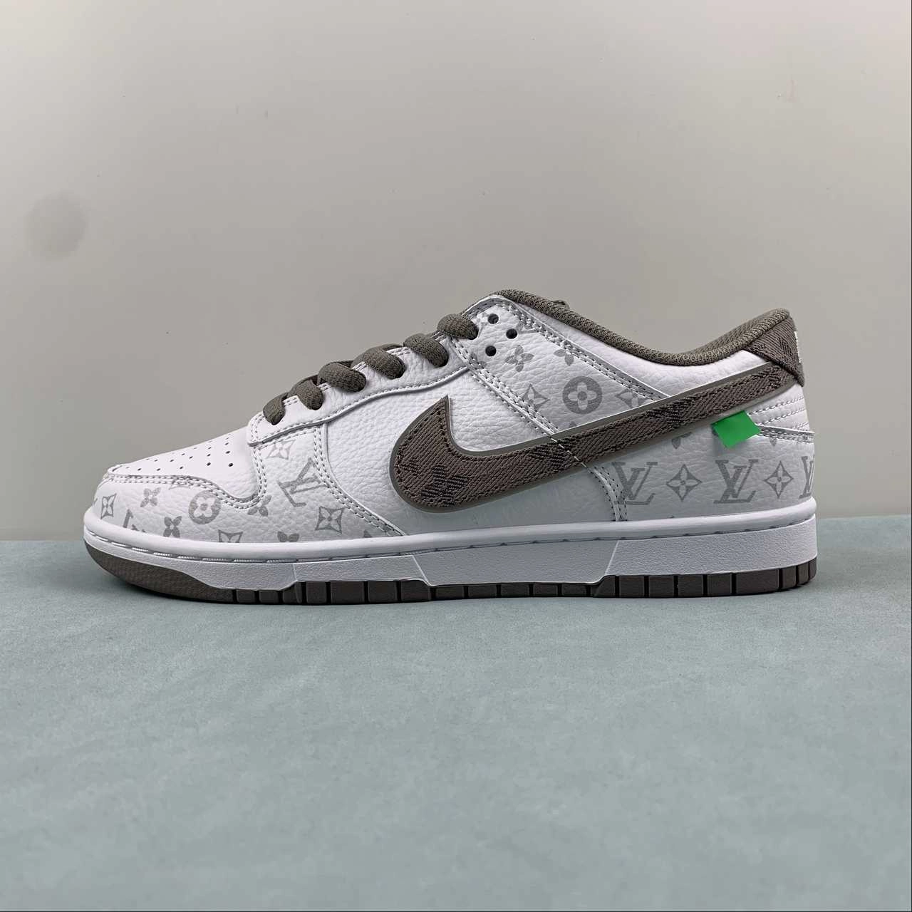 Energy Returning Heel SB Dunk Low LV Coffee White LV0526-595