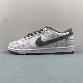 Neutral Footbed understated look SB Dunk Low LV Coffee White LV0526-595