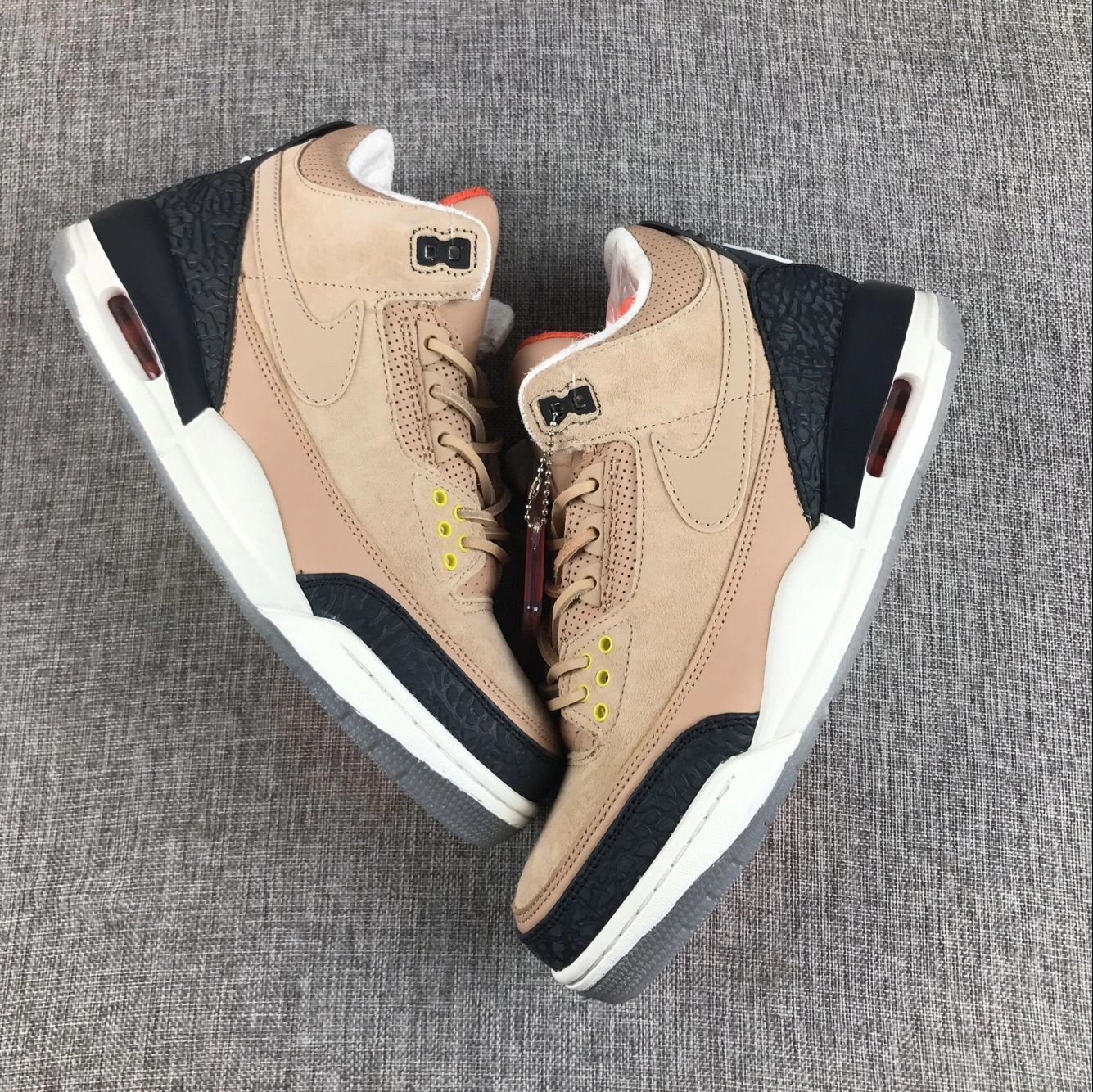 Air Jordan 3 Retro Bio Beige Khaki AV6683-200 Easy   wear Quick Dress