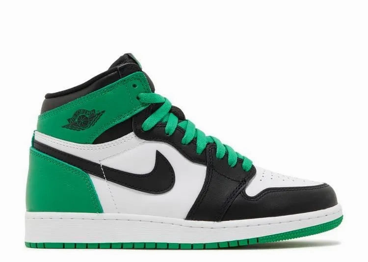 Air Jordan 1 High Lucky Green (GS) Elastic Sides