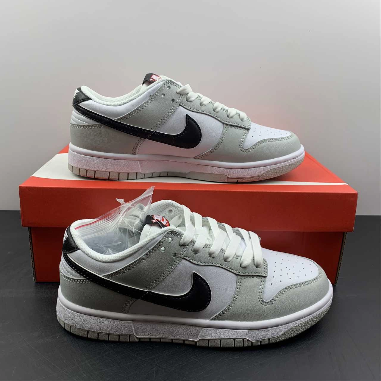 SB Dunk Low Lottery Pale Ivory Black Malachite Pale Ivory DR9654-001 Aerodynamic Shaping Soft Upper