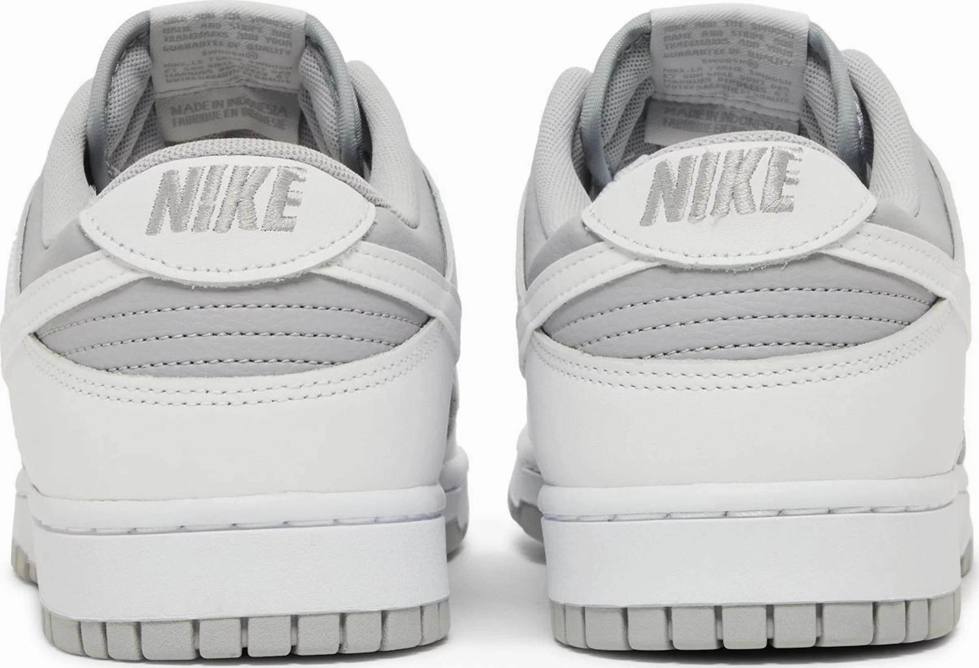 Stretchy sole Soft Padding Nike Dunk Low White Neutral Grey