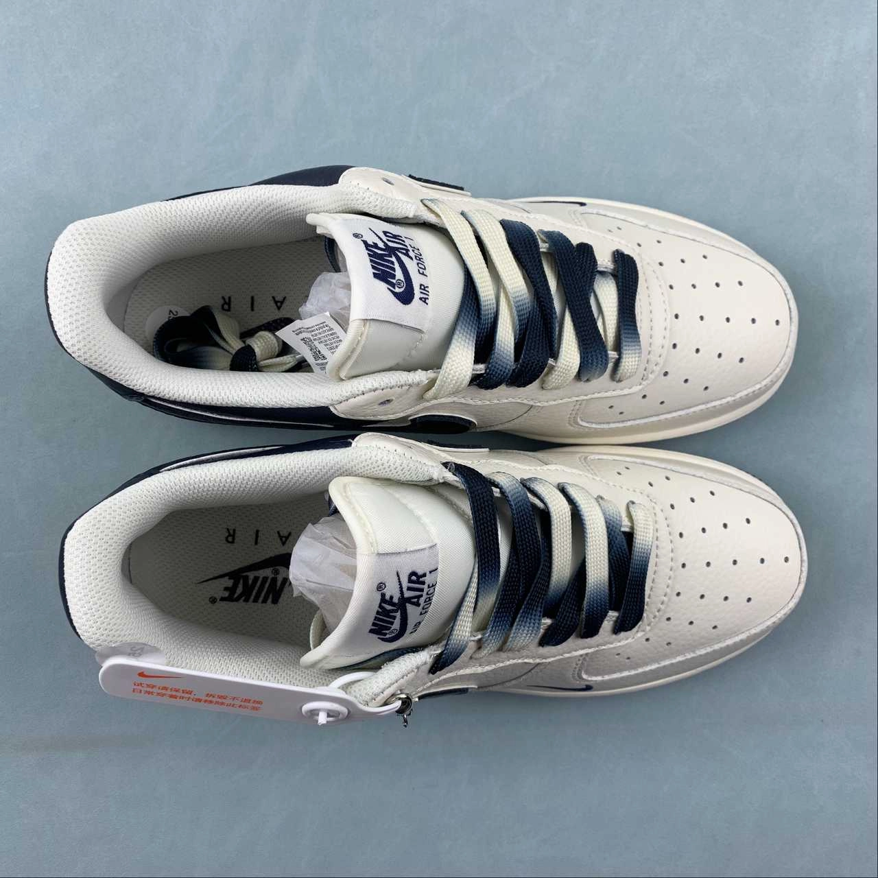 Mesh   lined Terror Squad x Air Force 1 Low Beige White Dark Blue IO5636-999