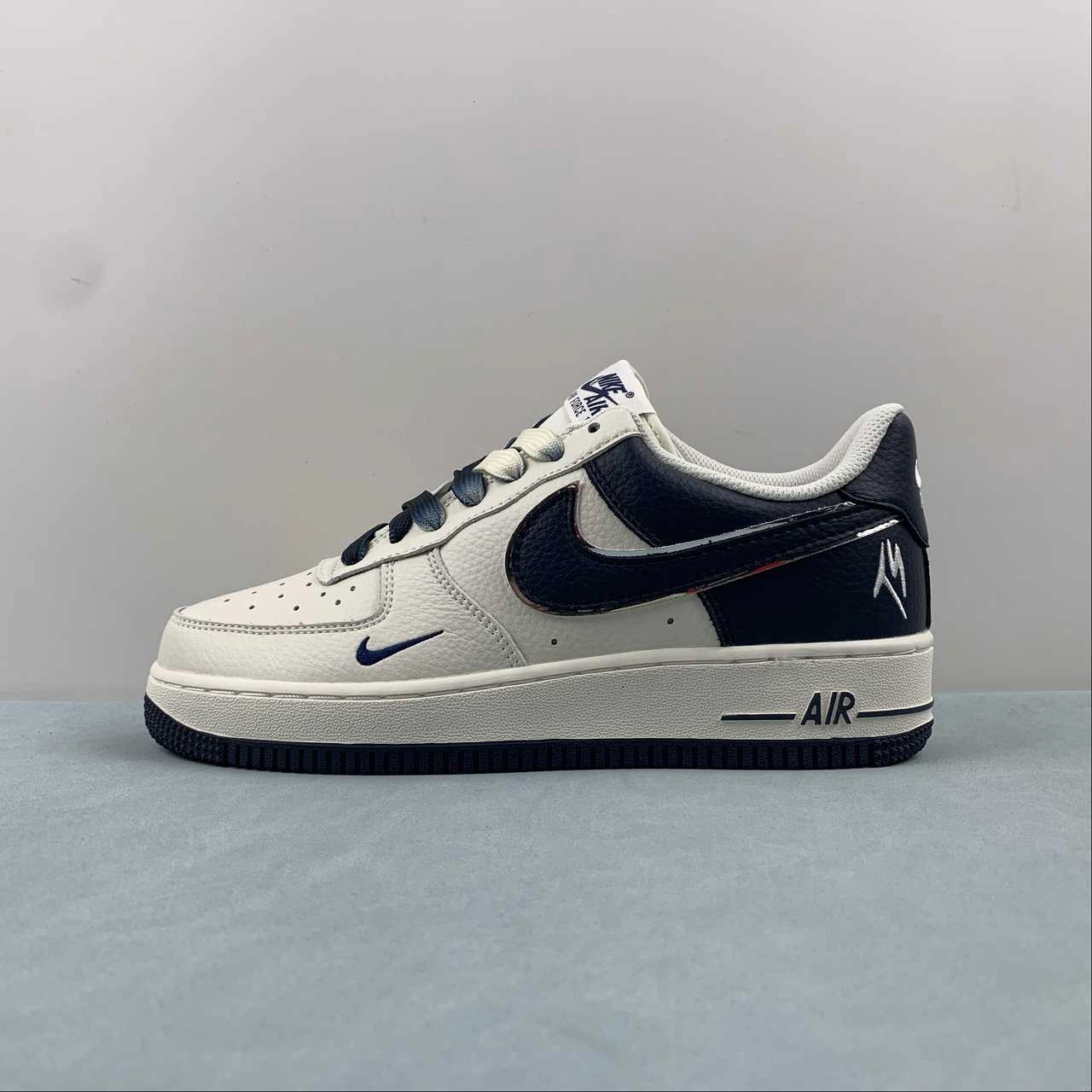 Family Hike night stroll Terror Squad x Air Force 1 Low Beige White Dark Blue IO5636-999