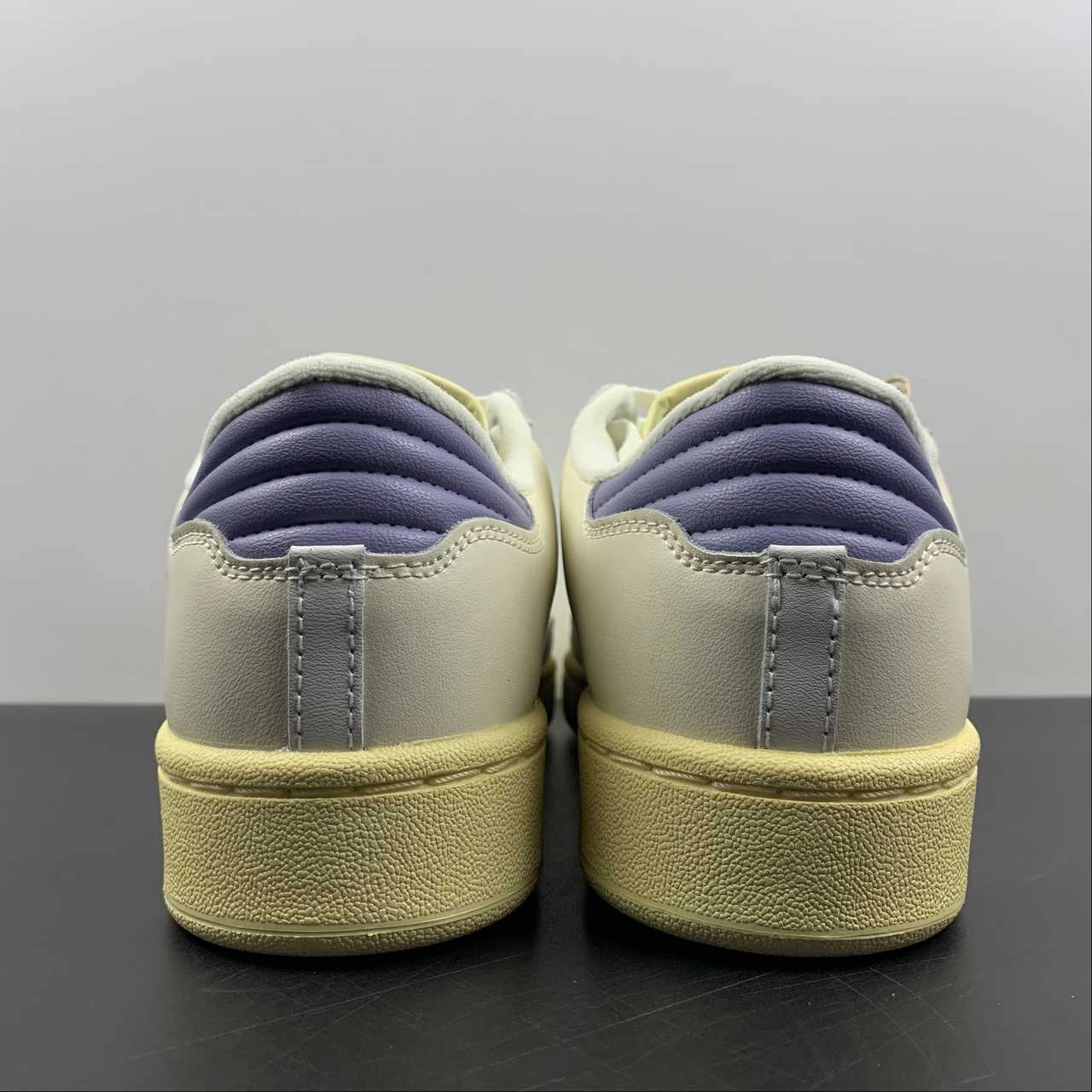 outdoor durability Adidas Centennial 85 Low Cream White Light Purple Gold ID1812