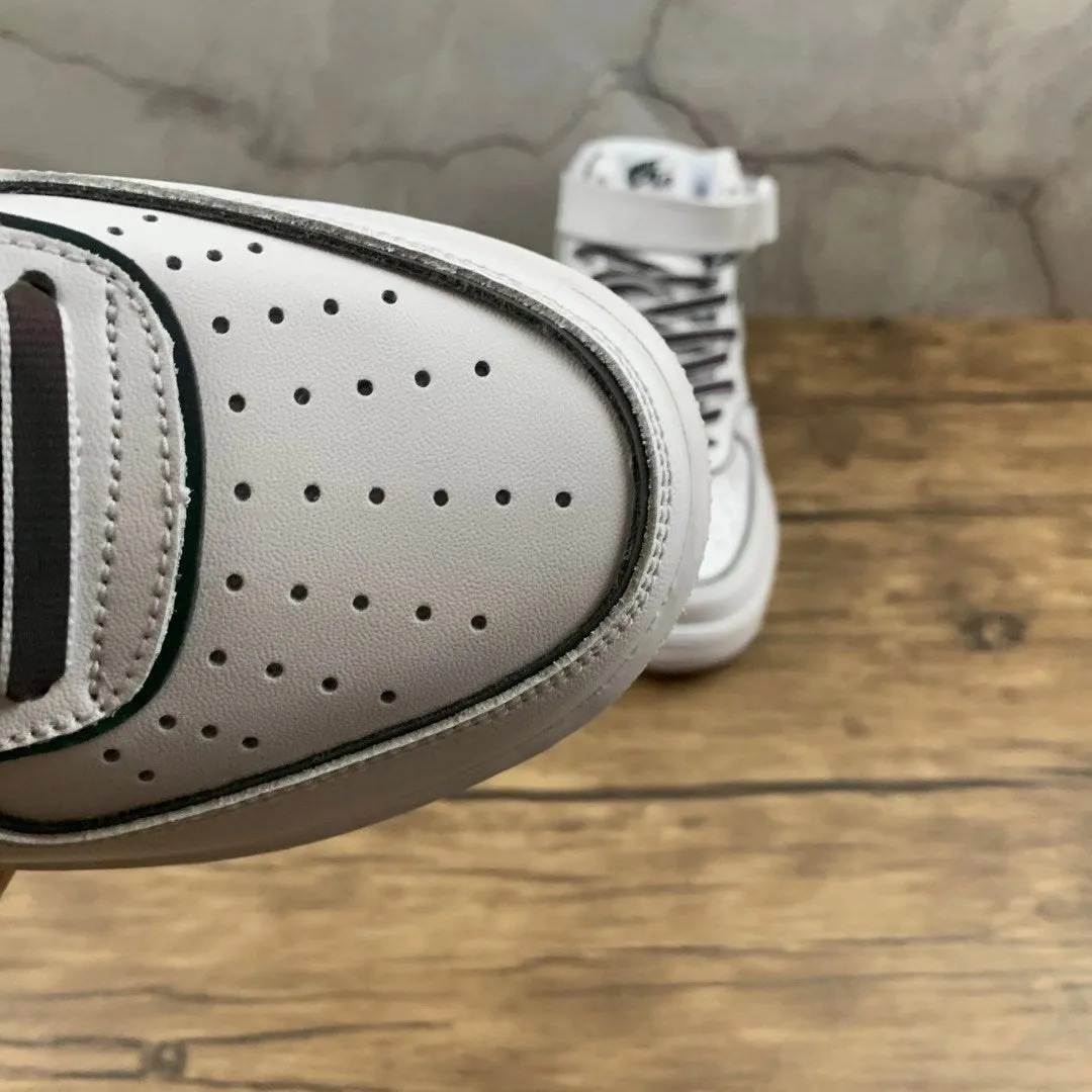 Air Force 1 07 Mid White Black Chameleon 368732 810 Non-Slip Design Non-Slip Cushioning