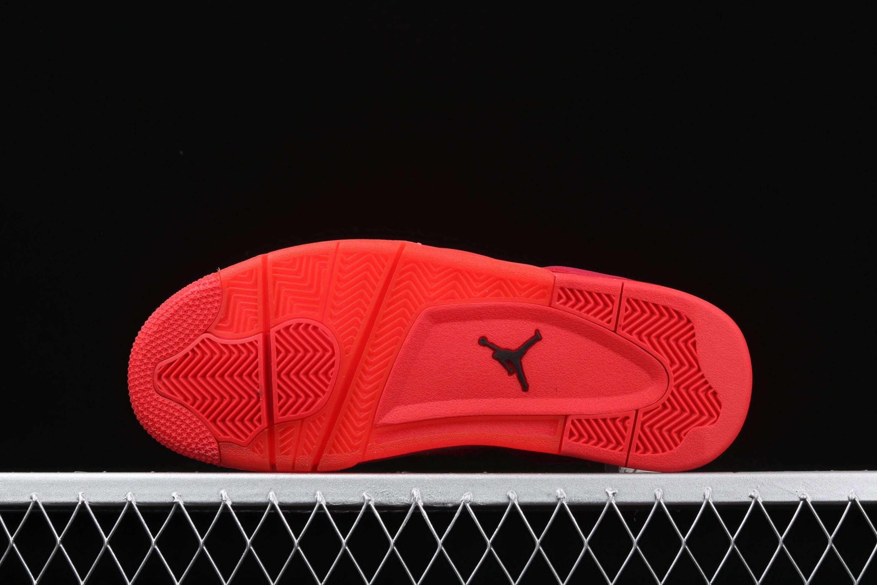 Air Jordan 4 Retro Flyknit University Red Black AQ3559-600 Weather Resistant Coating