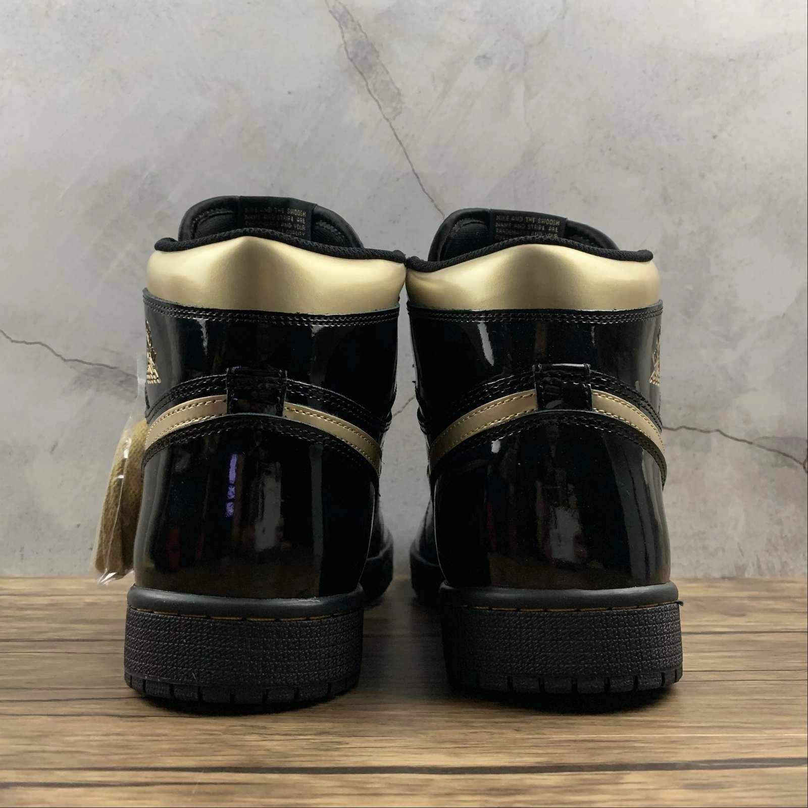 Air Jordan 1 Mid Black Metallic Gold Eco Performance Sleek Form