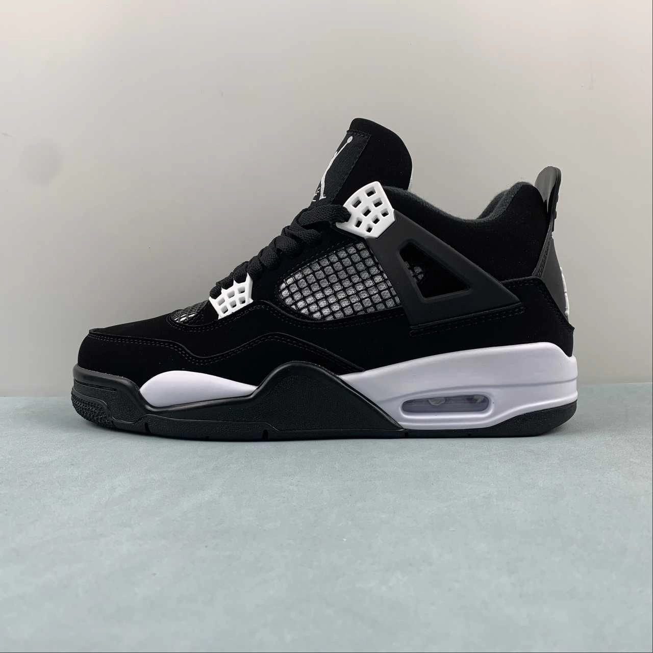 Air Jordan 4 Retro White Black DH6927-110 Total Control