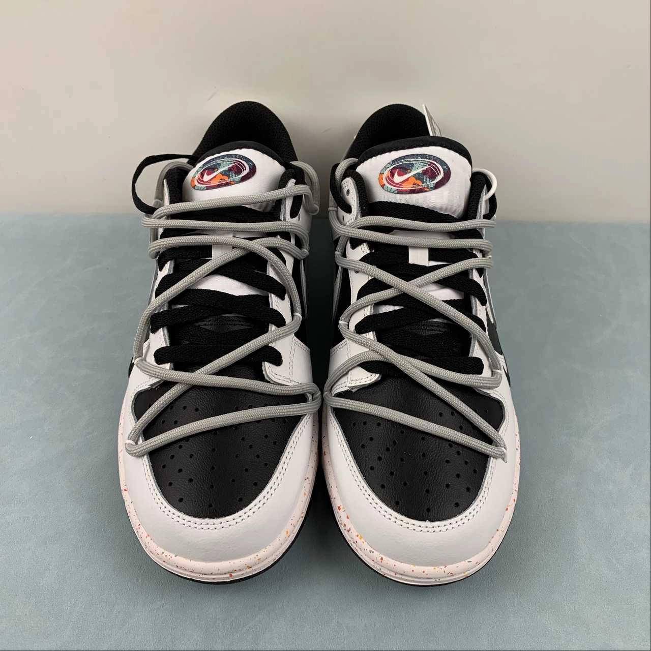 Foot Tech SB Dunk Low White Black Grey Multi Color FD4623-139