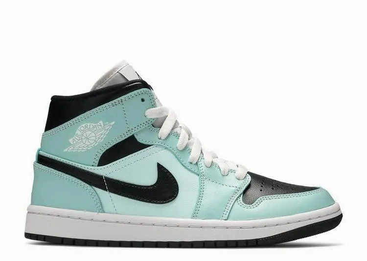 Foot Comfort Air Jordan 1 Mid Aqua Blue Tint (W)