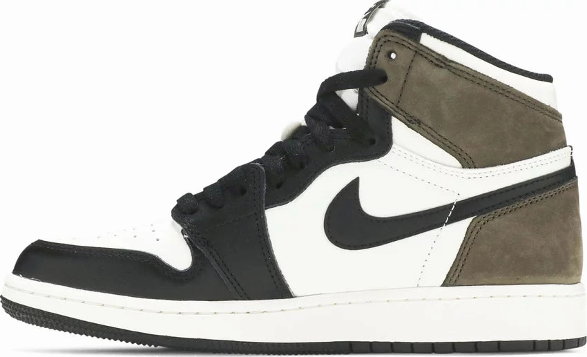 Impact Reduction Eco Friendly Dye Nike Jordan 1 High Mocha GS