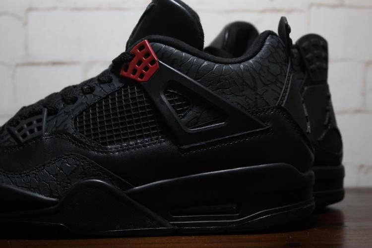 Running Comfort Air Jordan 4 Retro LS Black Grey 499086-879