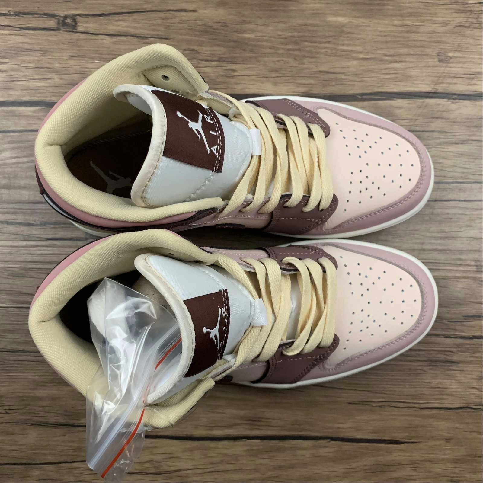 Daily Motion Air Jordan 1 Mid SE Barely Orange Dark Pony (2021) DO7440-821