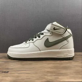 Comfortable Use Everyday Wear Air Force 1 07 Mid SU19 White Army Green RD6698-123