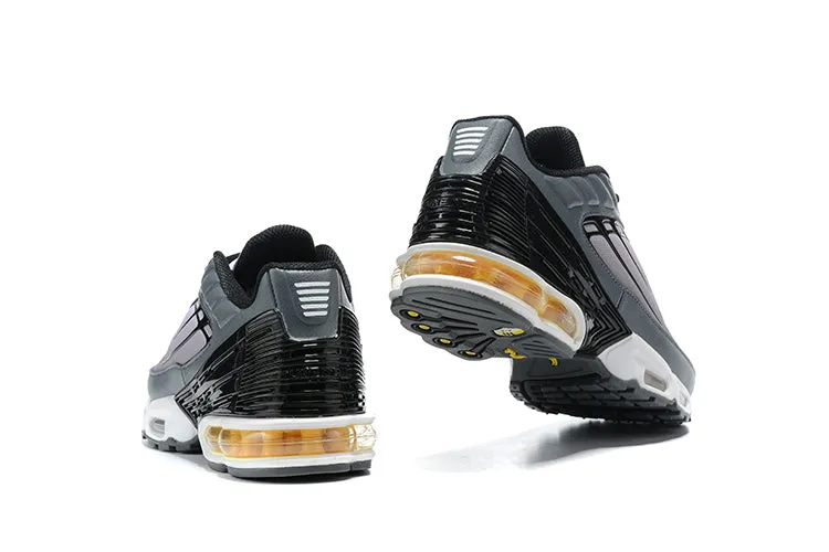 Air Max Plus 3 Carbon Grey Black Yellow DH3984-902 Ankle Strap