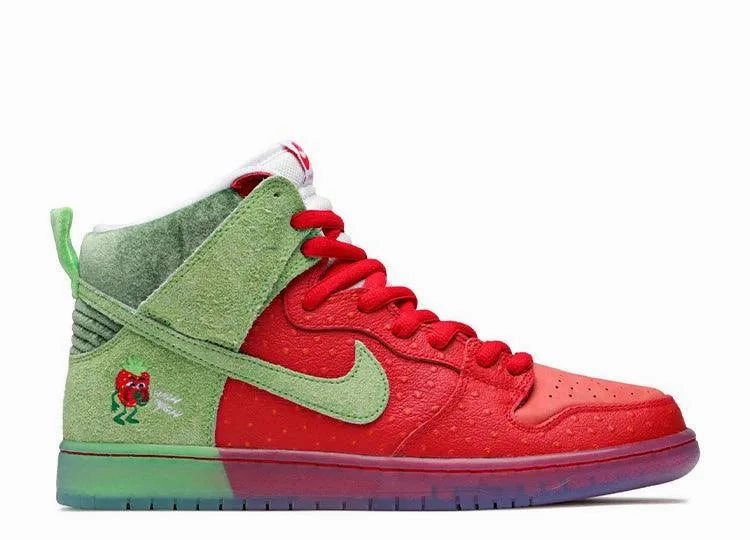 Shock Diffusing Nike SB Dunk High Strawberry