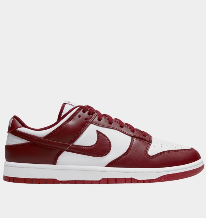 Nike Dunk Low Team Red Reinforced Eyelet Durability Step Smooth