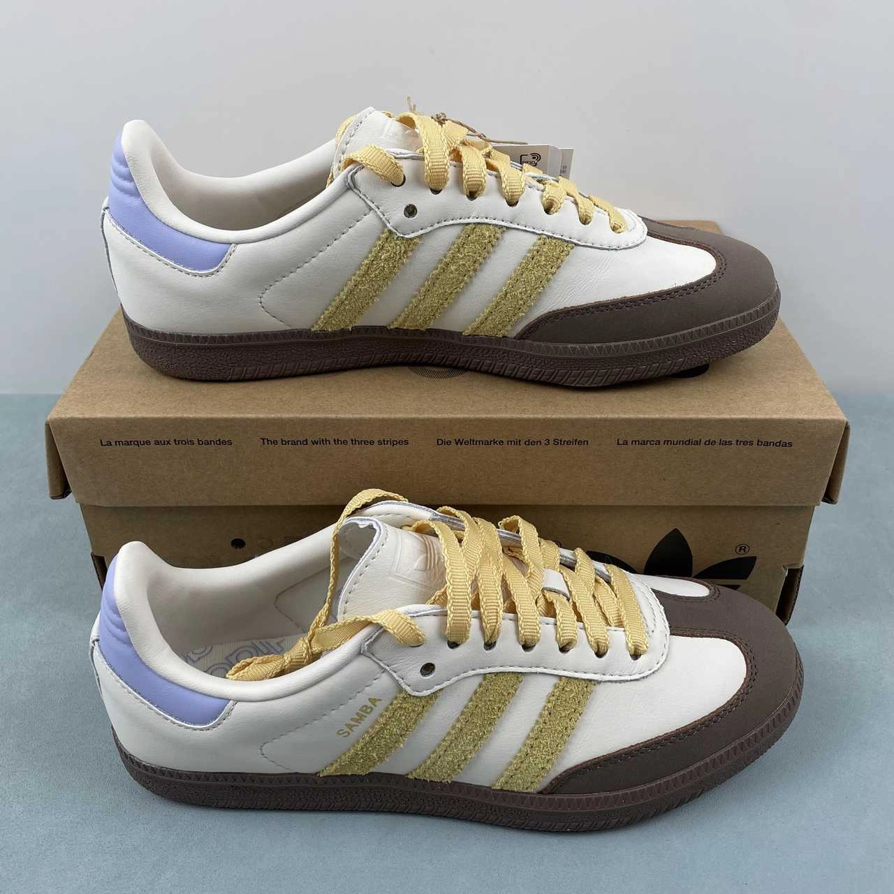 Always Ready Adidas Samba OG Off White Oat Violet Tone IE0875