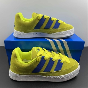 weekend running shoe time frame Adidas Adimatic Jamal Smith Yellow Blue White GY2090