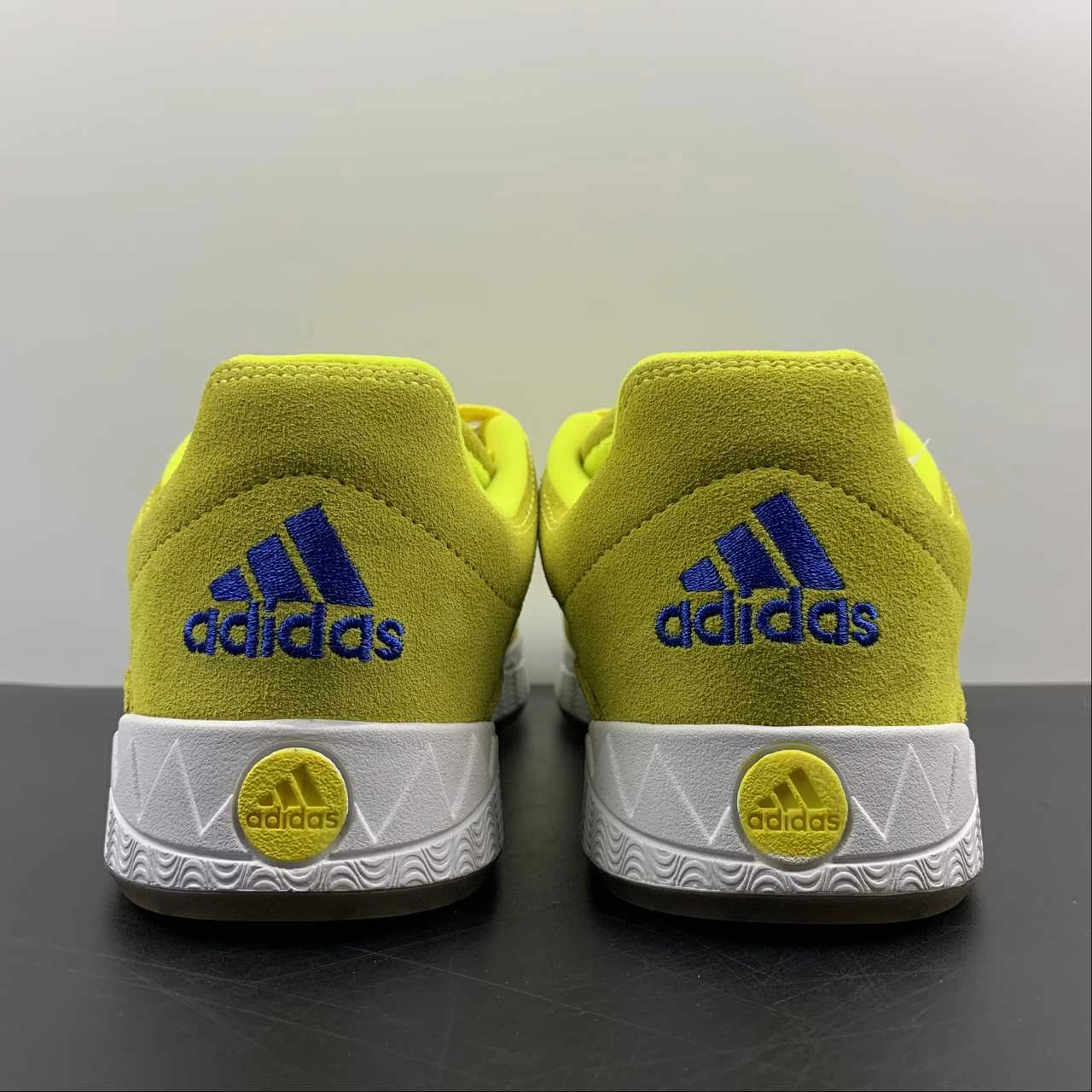 Adidas Adimatic Jamal Smith Yellow Blue White GY2090 EVA midsole running shoes slow runners