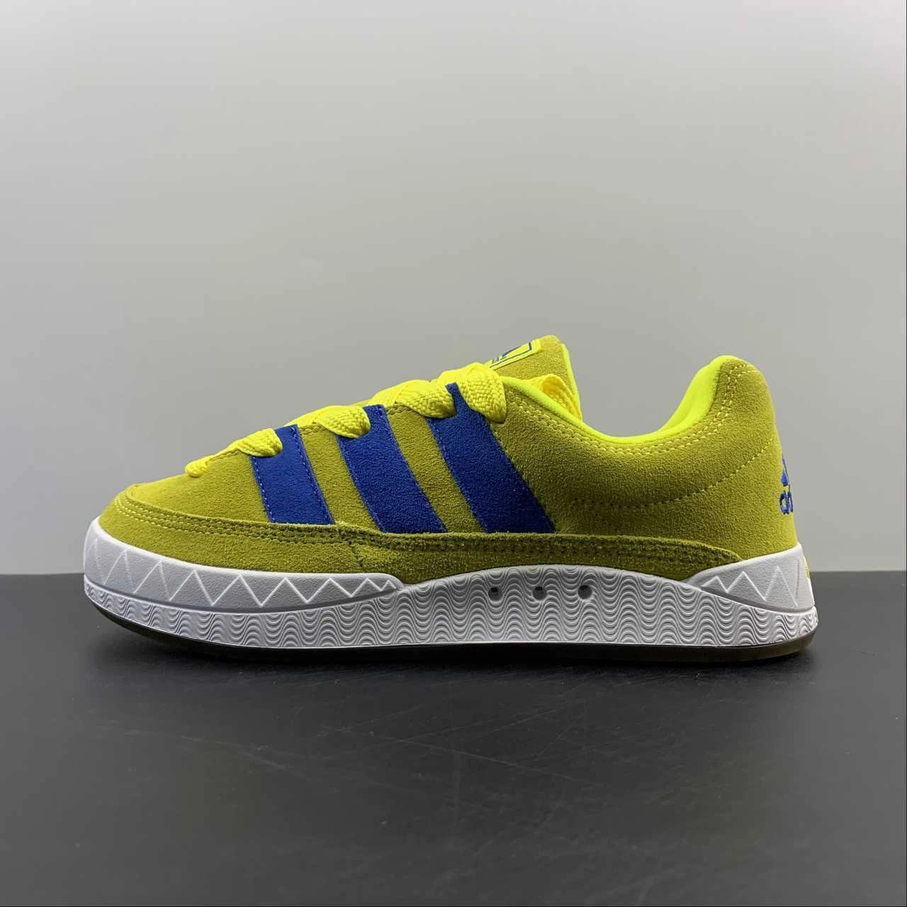 Adidas Adimatic Jamal Smith Yellow Blue White GY2090 Comfortable Collars