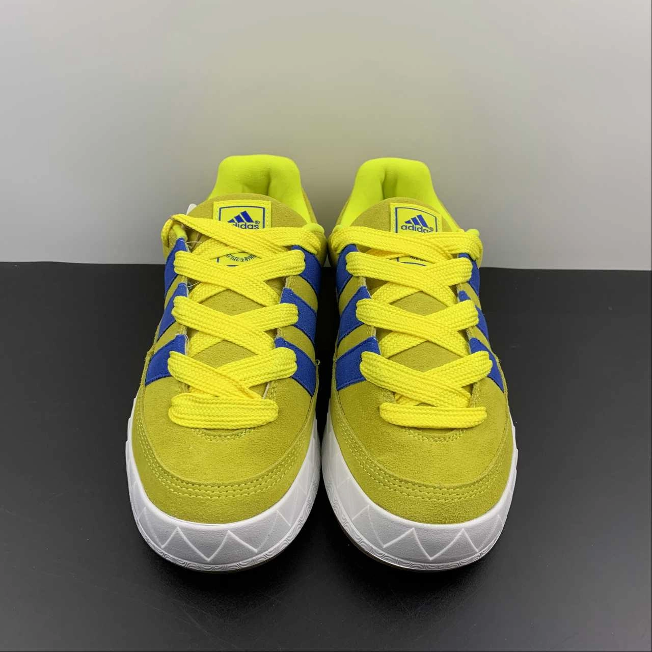 Adidas Adimatic Jamal Smith Yellow Blue White GY2090 safe shoes swimmers' shoes