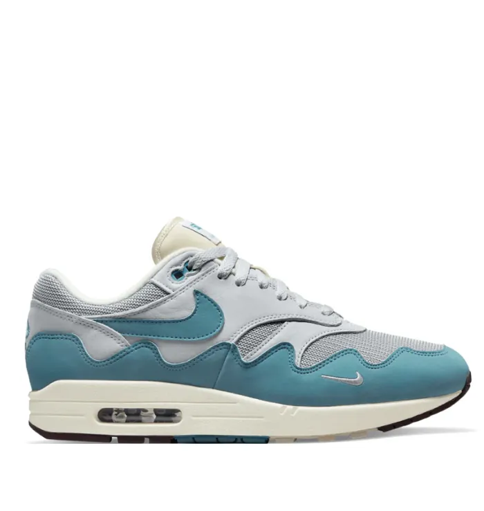 Nike x Patta Air Max 1 Waves Noise Aqua Blue dance - themed running wear Outdoor Fit