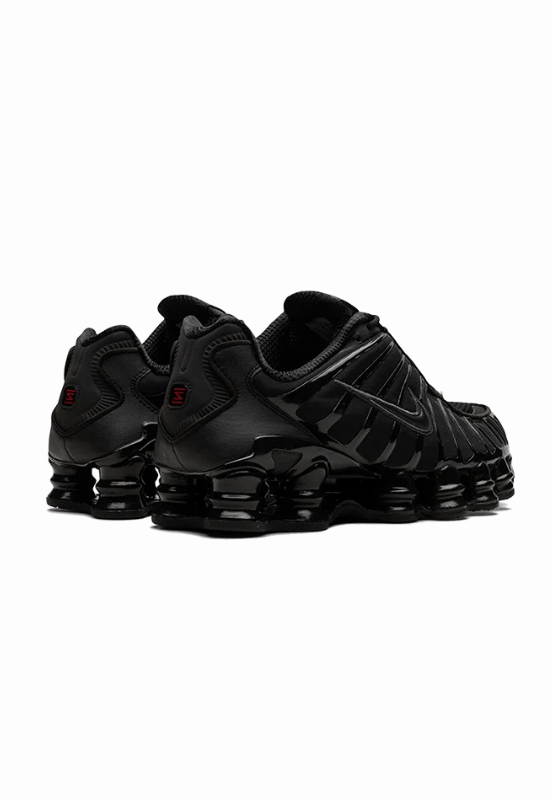 Nike Shox TL Black Max Orange hybrid shoes