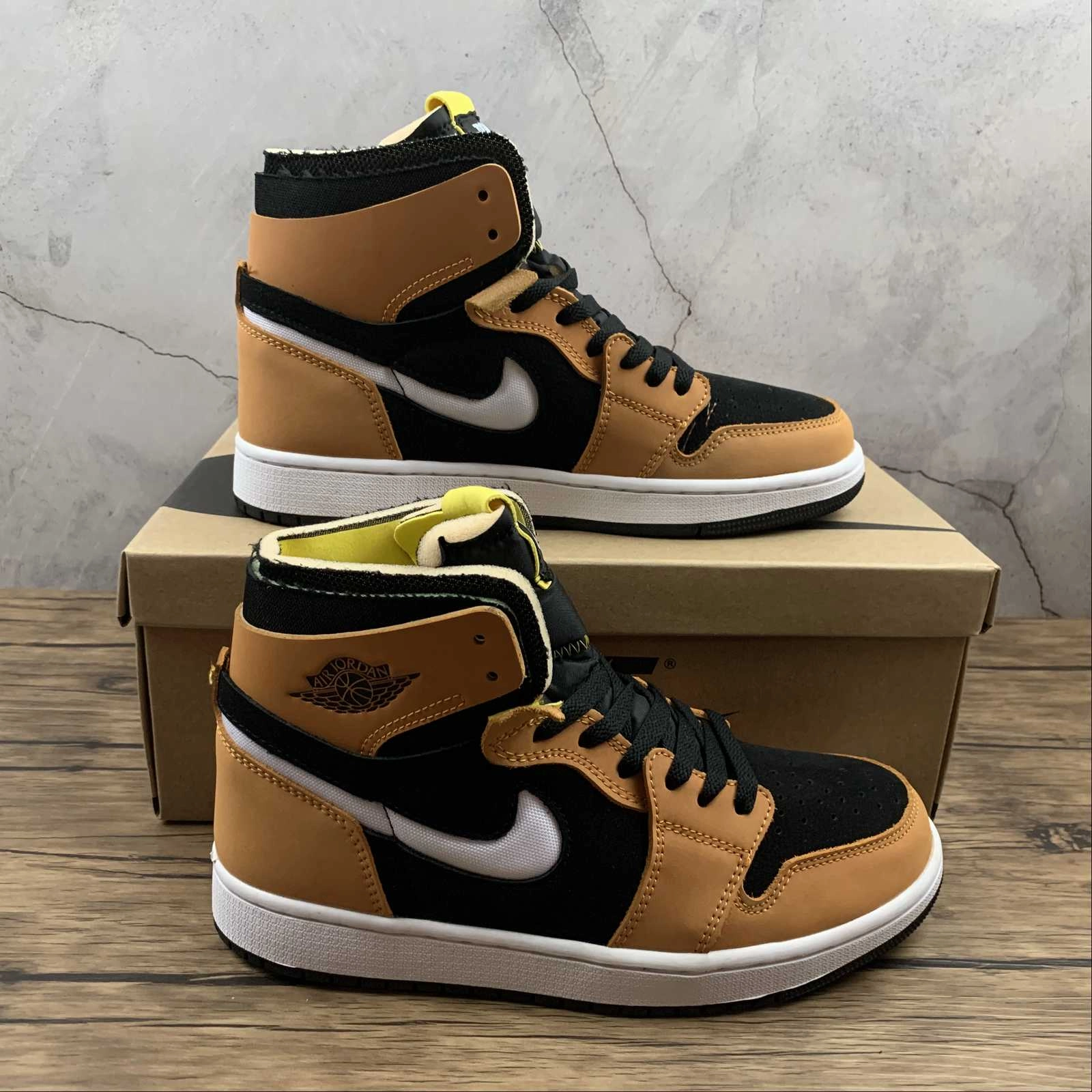 Impact Dispersing Design Air Jordan 1 High Zoom Comfort Rookie of the Year Monarch Opti Yellow CT0978-002