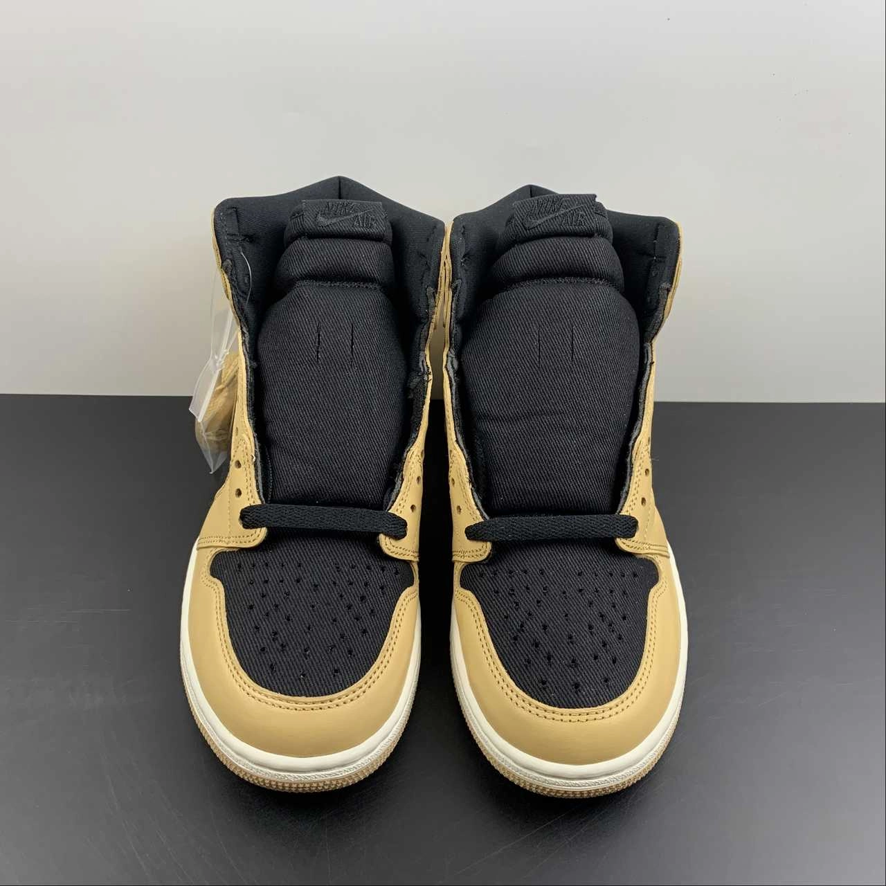 Air Jordan 1 Retro High OG Heirloom Vachetta Tan-Black-Sail 555088-202 Thermal regulation