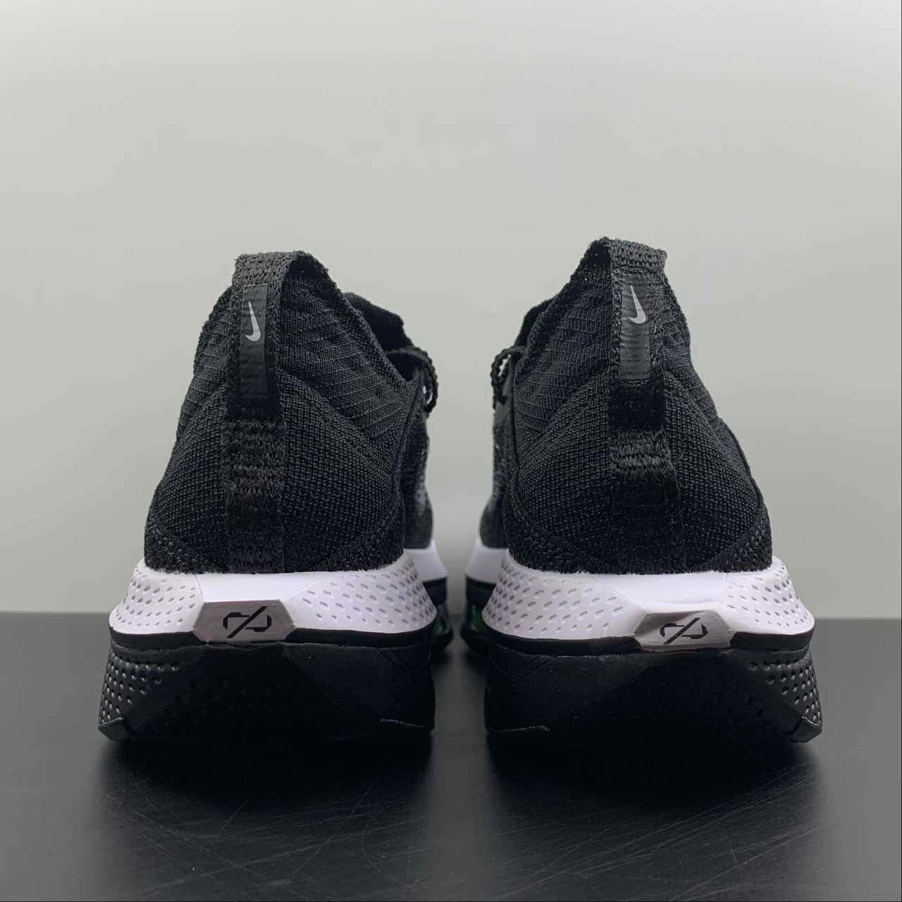 Air Zoom Alphafly Next 2 Black White DV9422-400 Reinforced eyelets prevent lace pressure points Midfoot cradle aids in focused alignment and support