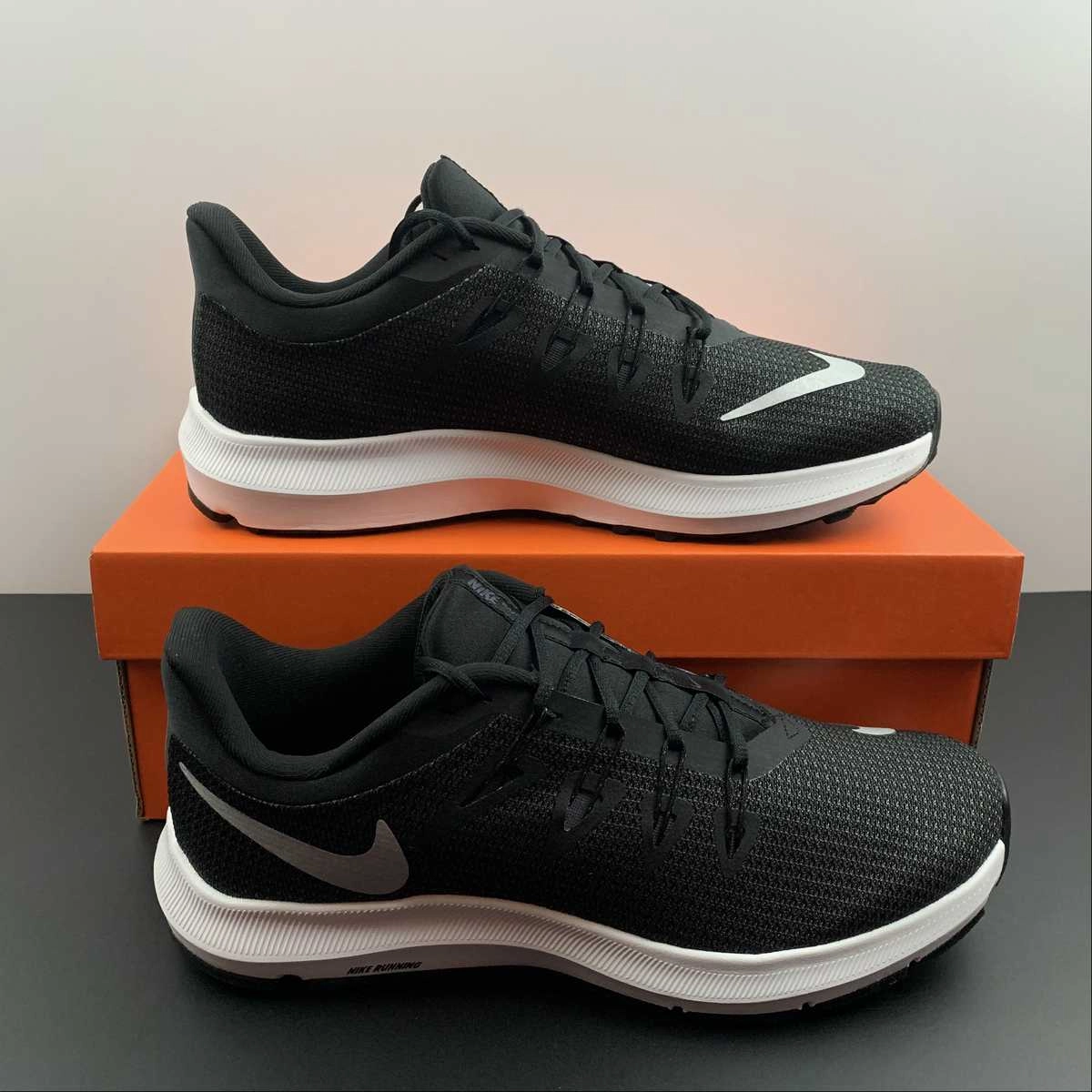 Nike Quest Black Metallic Silver AA7403-001 Minimal Support