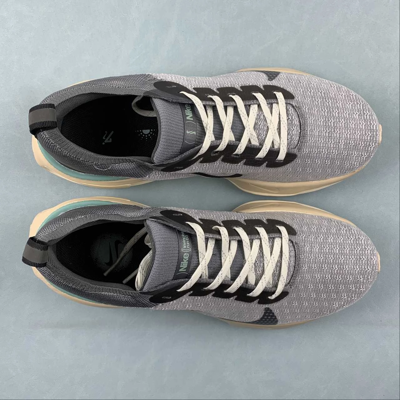 ZoomX Invincible Run FK 3 Cool Gray Iron Gray Black FN7503-065 Inner Padding zippered