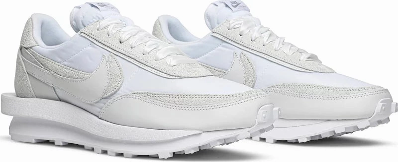 Nike Sacai LD Waffle Nylon White padded toe