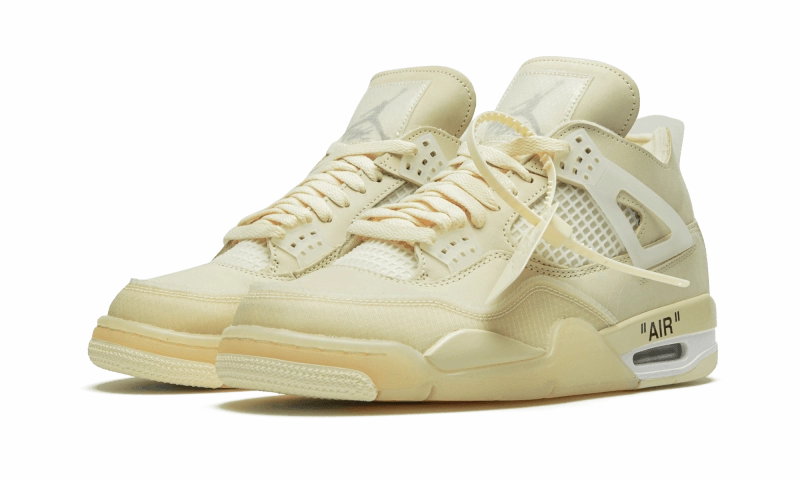Microfiber Insole Anti Fatigue Technology Air Jordan 4 Retro Off-White Sail
