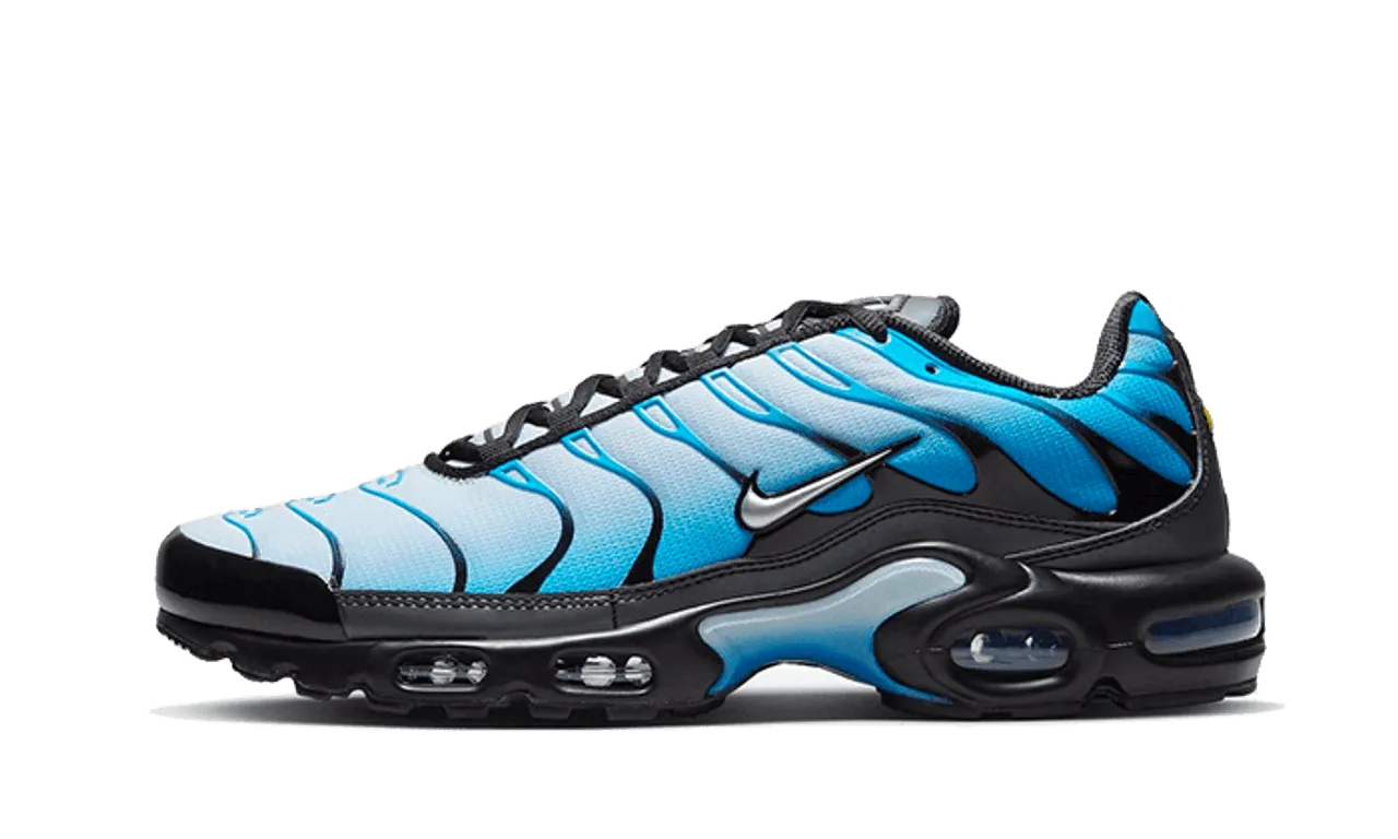 seamless upper shoes black shoes Nike Air Max Plus Blue Gradient