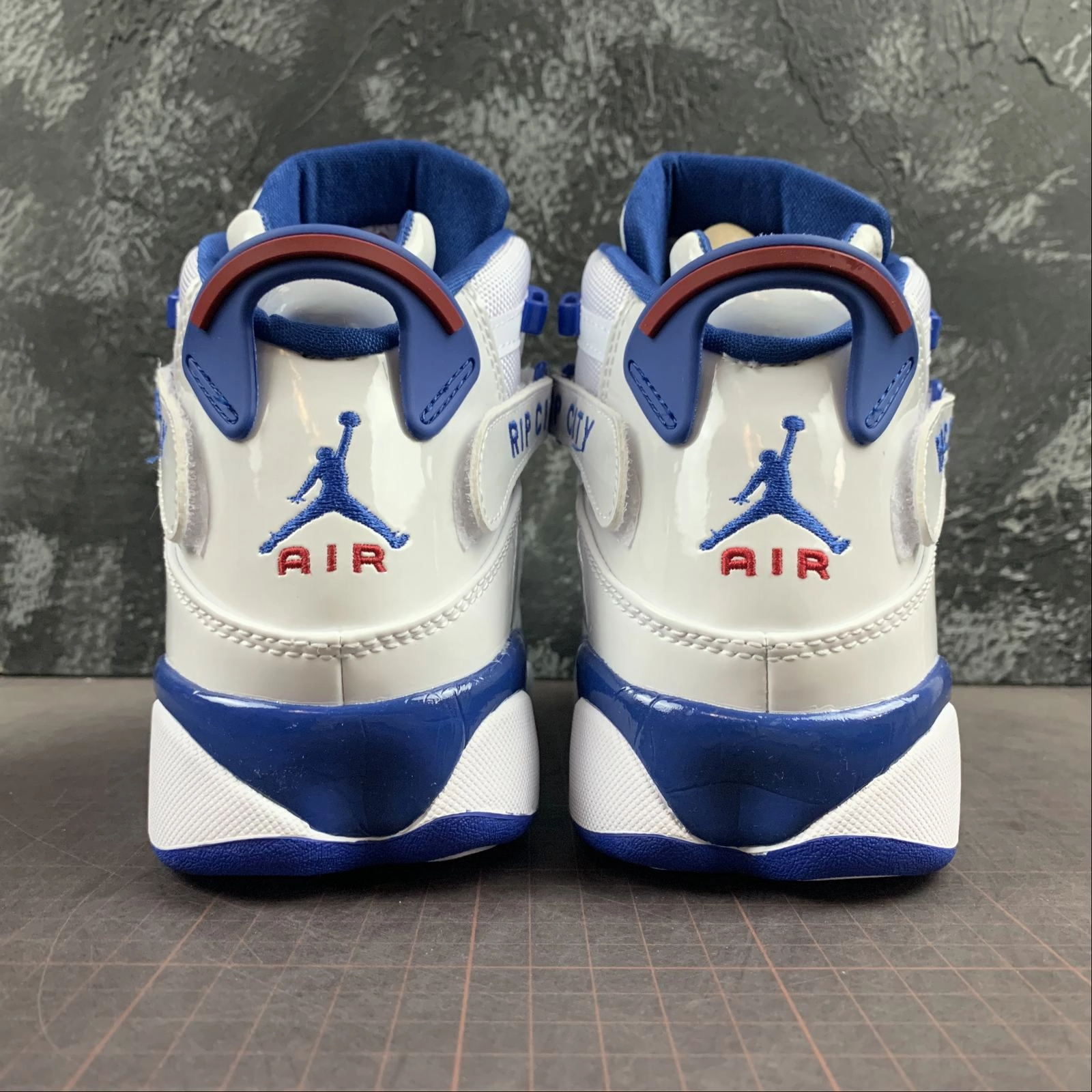 Air Jordan 6 Rings White Blue 322992-051 ComfortableFit