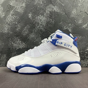 Quick Turn Build Step Boost Core Air Jordan 6 Rings White Blue 322992-051