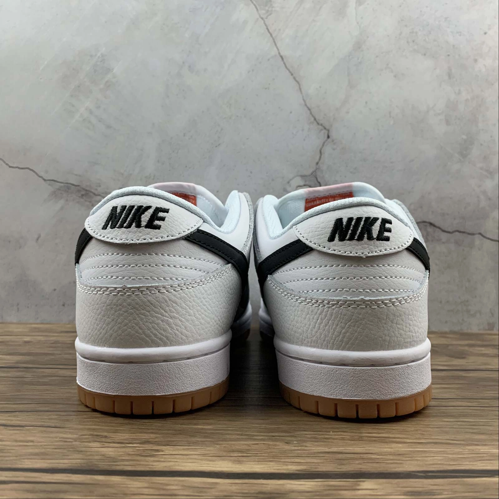 Pressure Dispersing Footbed SB Dunk Low PRO ISO White Black CD2563-100