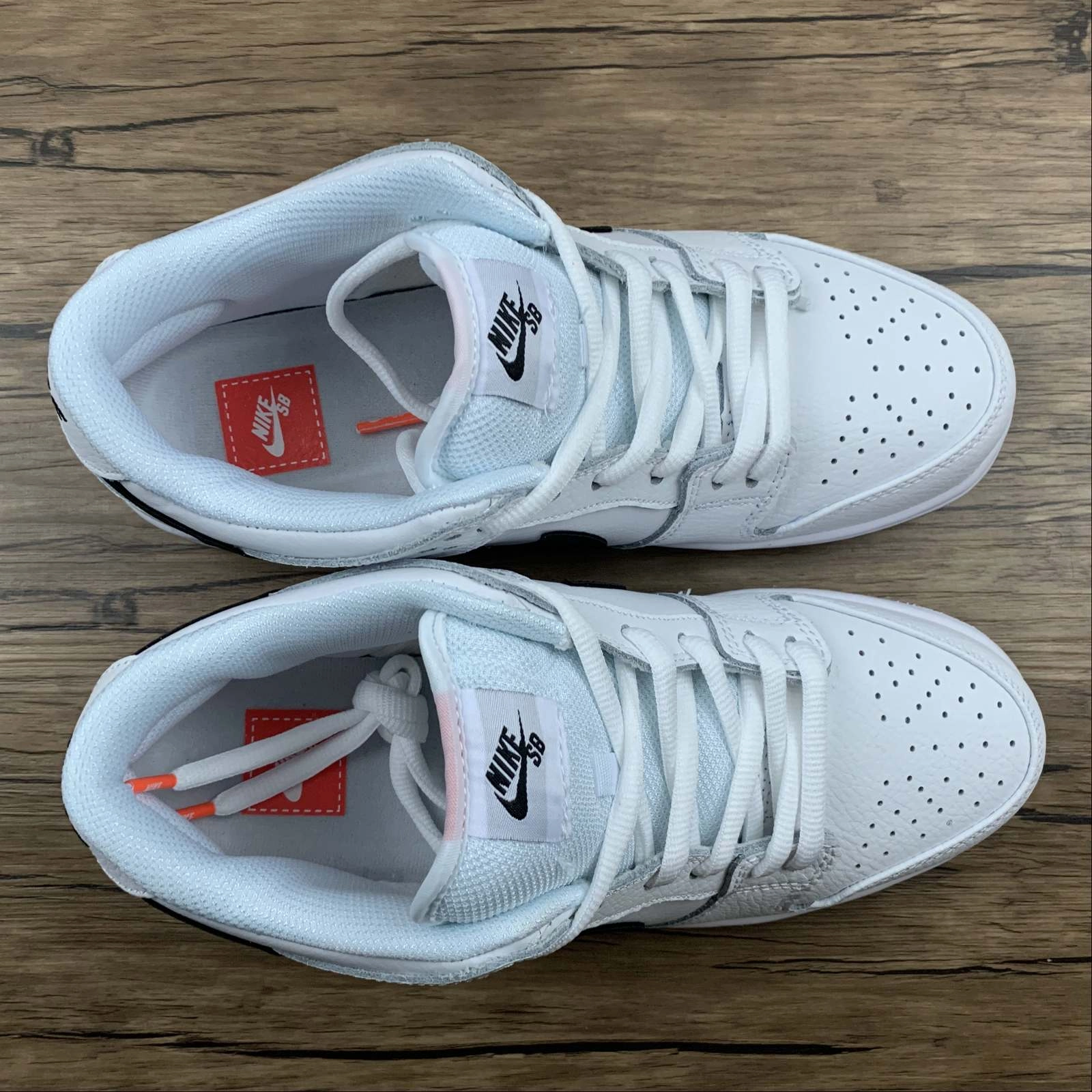 Adjustable Midfoot Strap SB Dunk Low PRO ISO White Black CD2563-100