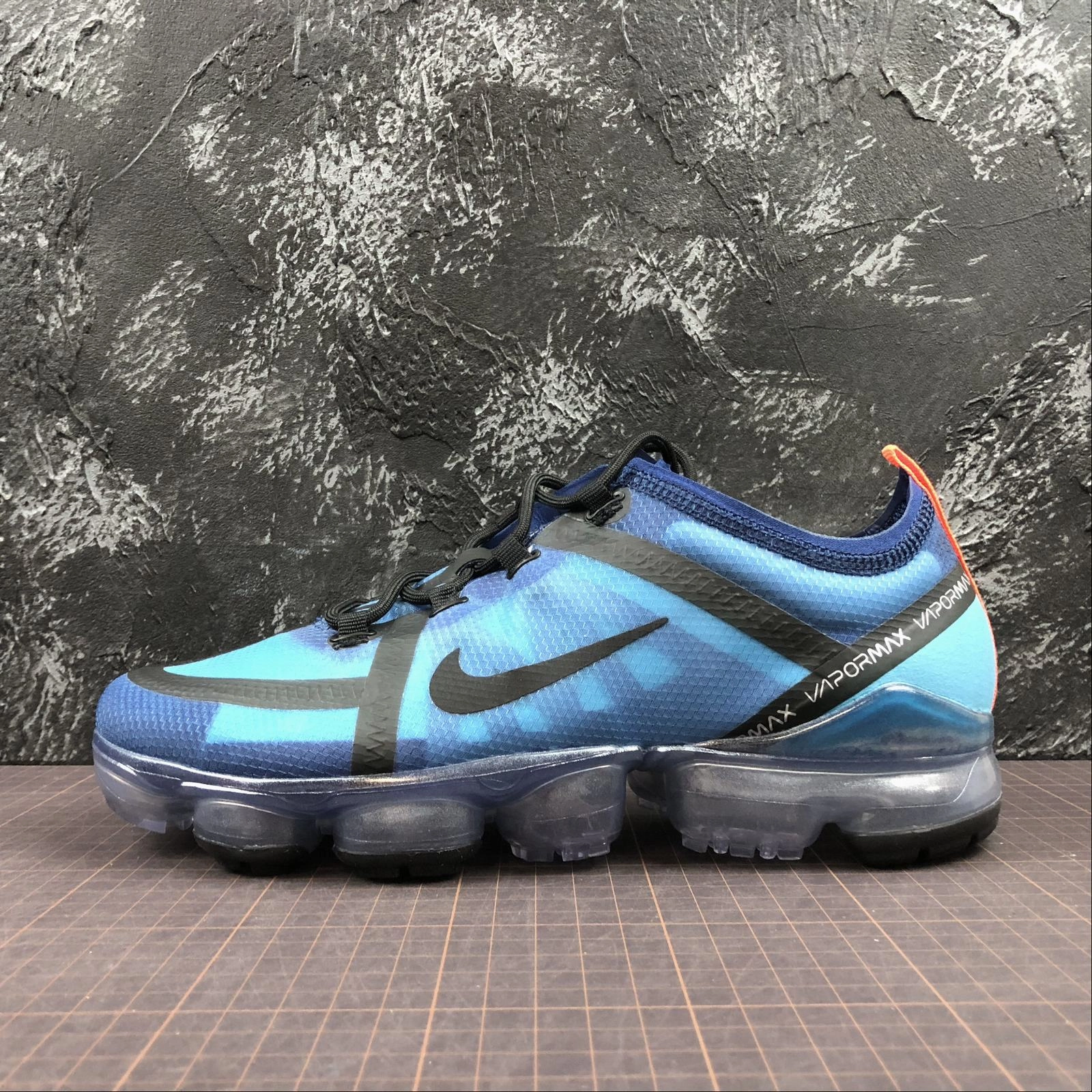 Thermoplastic Heel Support Iconic Ease Air VaporMax 2019 Run Utility Blue AR6631-400