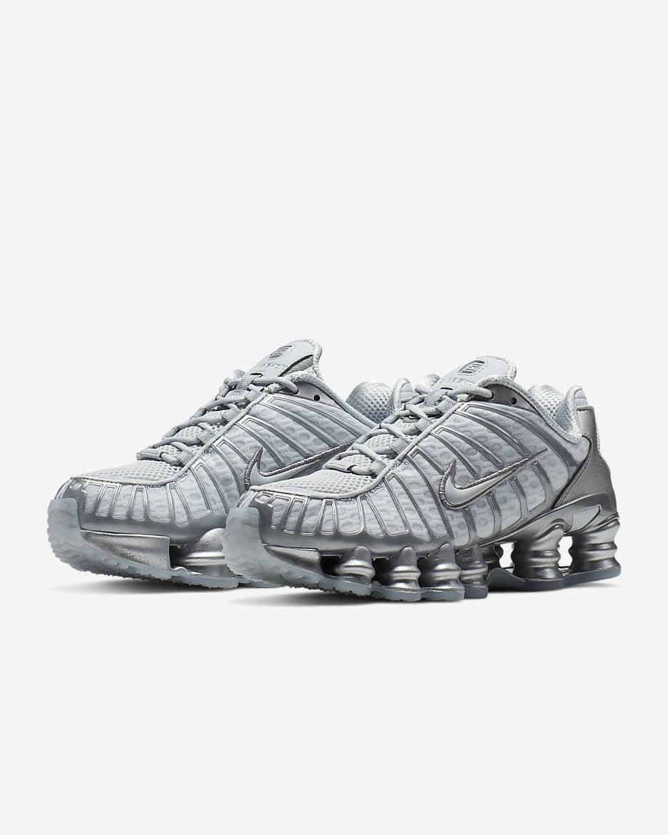 The Nike Shox TL Leather Upper