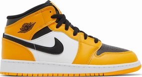 Soft Leather Nike Jordan 1 Mid Taxi GS