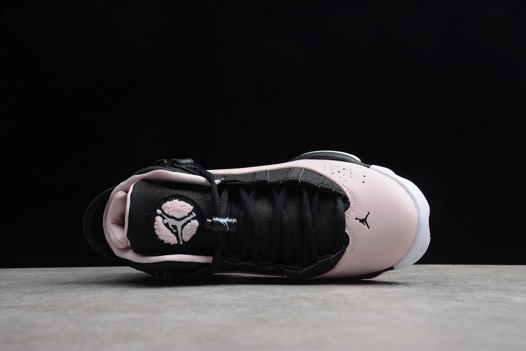 Air Jordan 6 Rings GG Black Pink Foam-Anthracite 323399-006 Impact Protection Layer