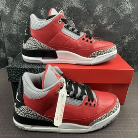 Korean Mood Foot Form Air Jordan 3 Retro SE Fire Red Fire Red-Grey CK5692-600