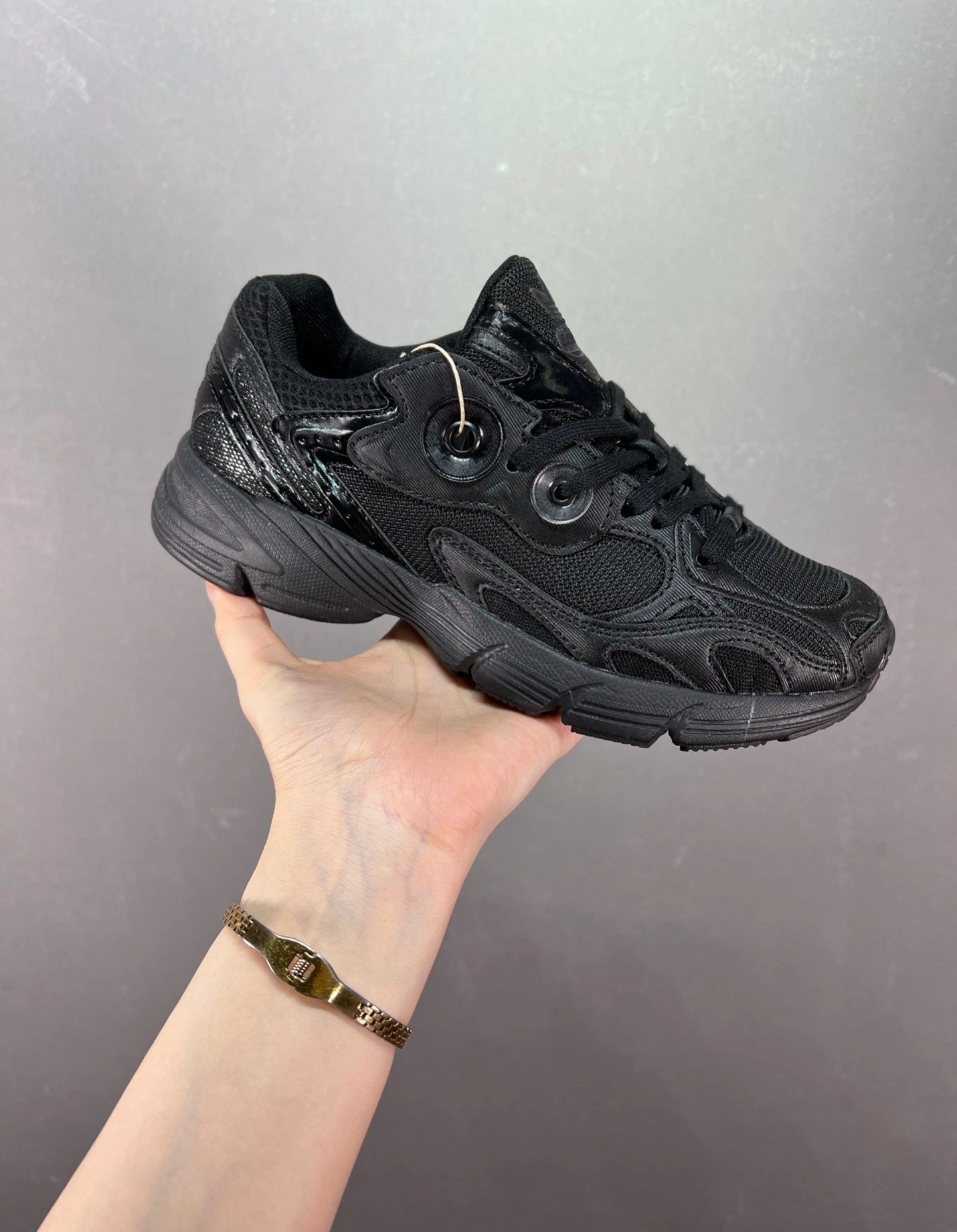 Adidas Astir Black GZ4341 instep - strap shoes